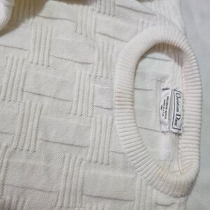 Dior Cream Crew Neck Sweater